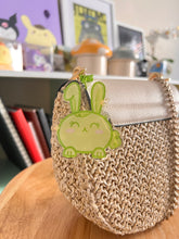 Load image into Gallery viewer, Matcha Bunny Keychain
