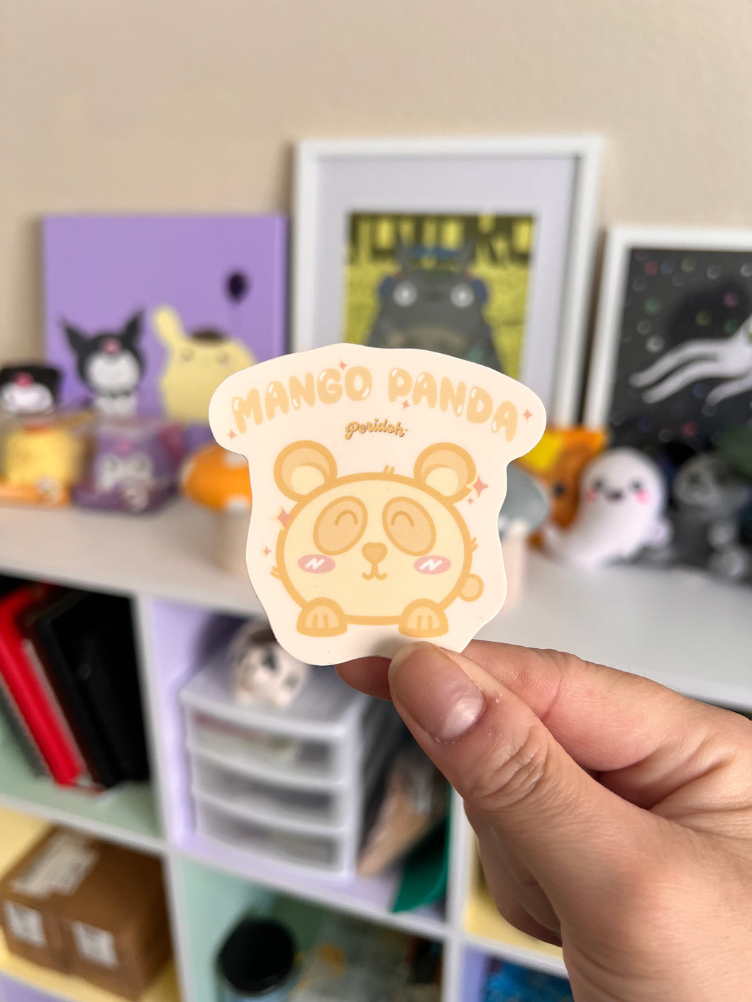 Mango Panda Sticker