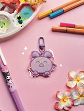 Load image into Gallery viewer, Ube Piglet Keychain
